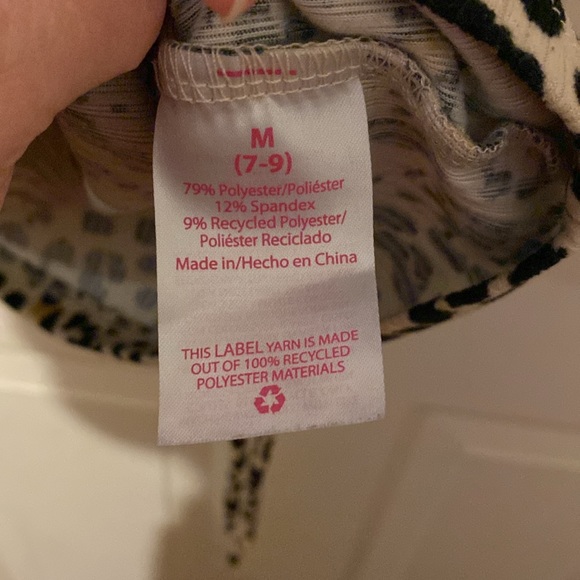 Cute Leopard Print Girls Top Med - Picture 6 of 7